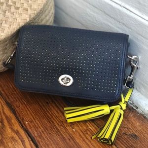 Coach crossbody fold over bag